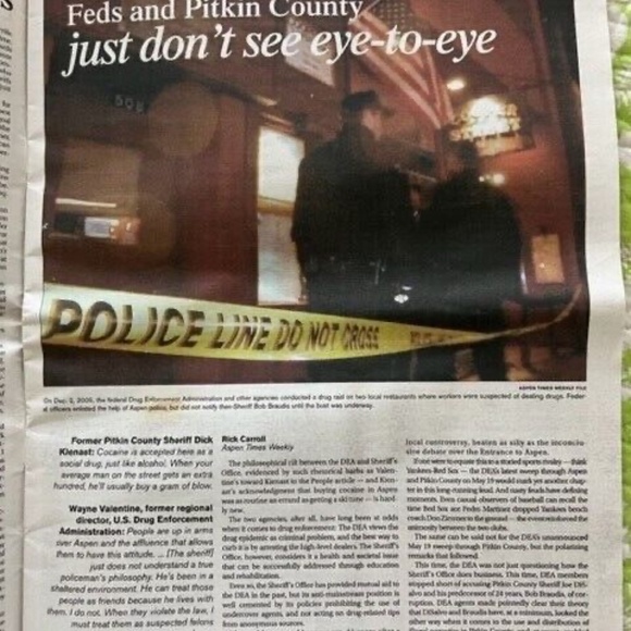 Aspen Colorado Times Collectible Newspaper and American Desperado Book - Picture 3 of 9